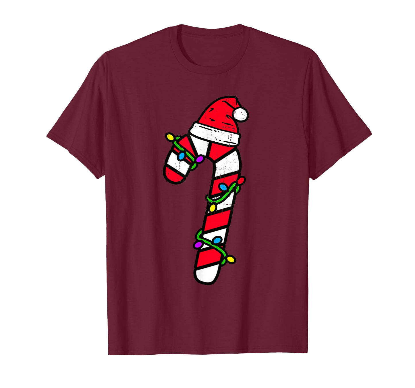 Candy Cane Crew Santa Funny Christmas 2025 Kids Boys Girls T-Shirt