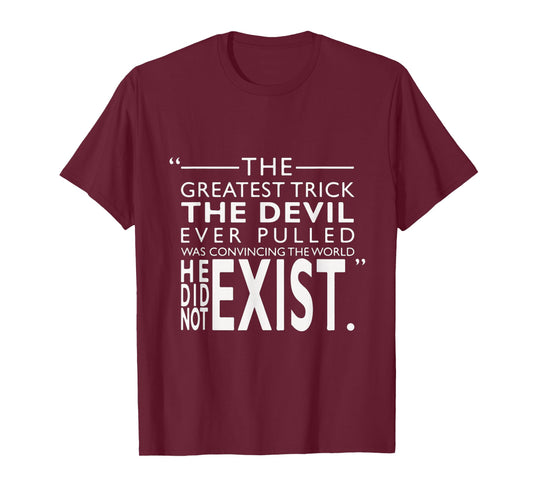 quote by the devil from the usual suspects T-Shirt