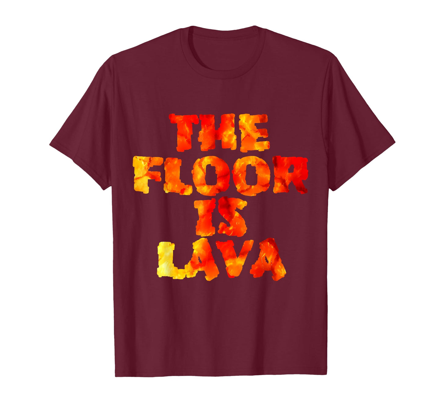 The Floor is Lava Funny Cute Kids Boys Girls T-Shirt