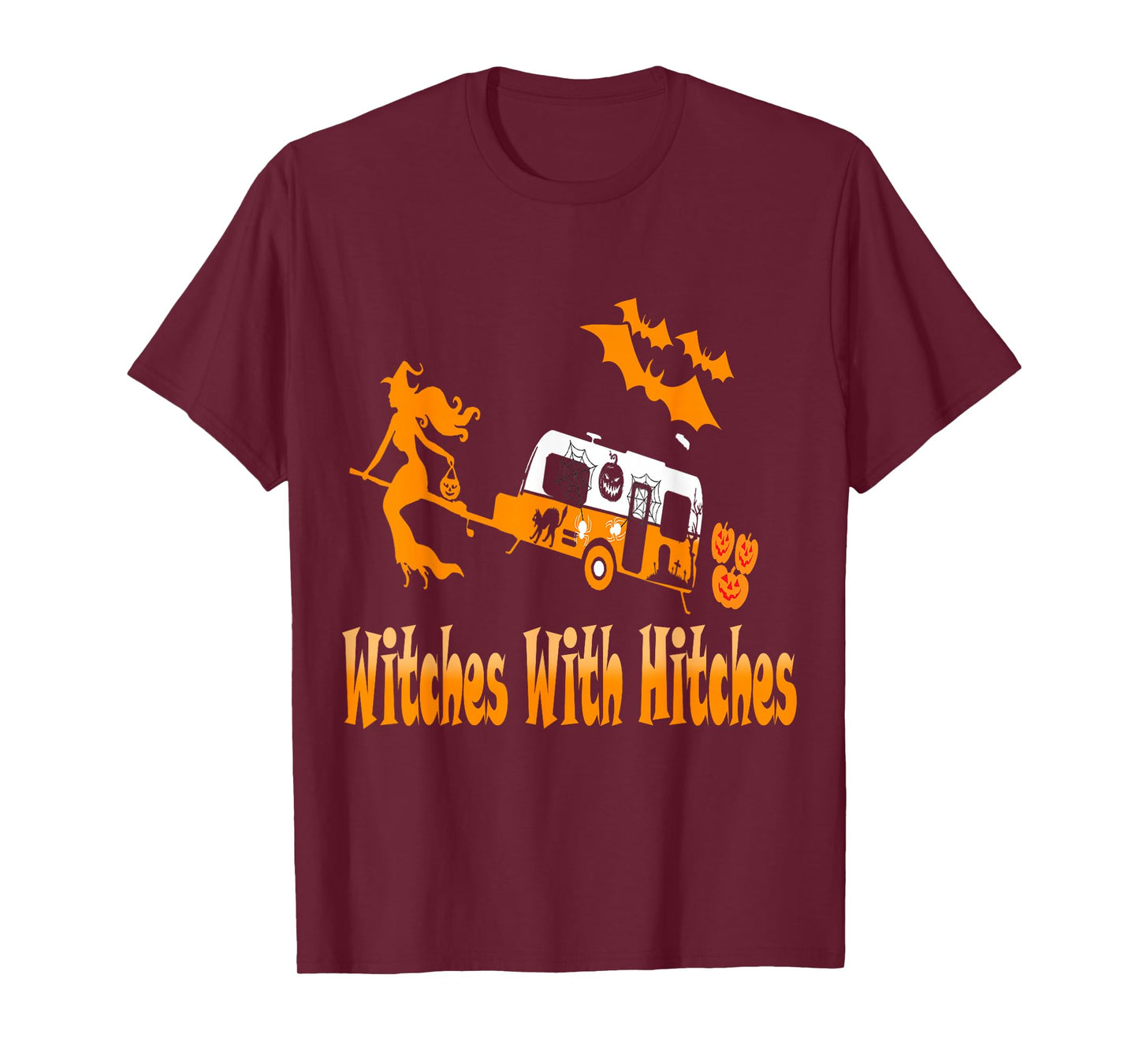 Witches With Hitches Camper RV Camper Camping Halloween T-Shirt