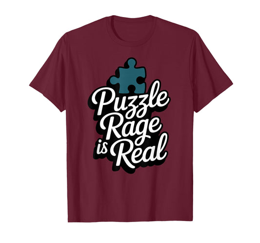 Jigsaw Puzzle Rage Puzzle Lover T-Shirt