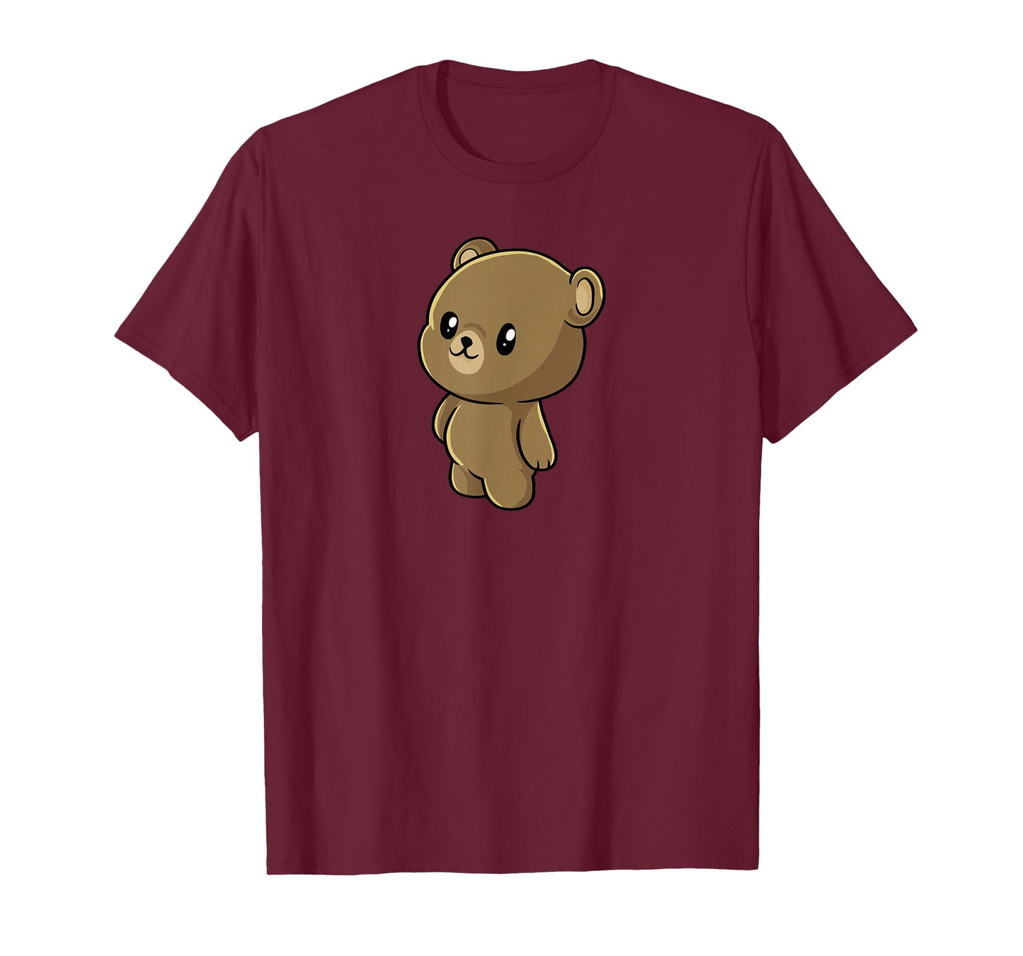 Kawaii Brown Bear Gift - Anime Grizzly Bear T-Shirt