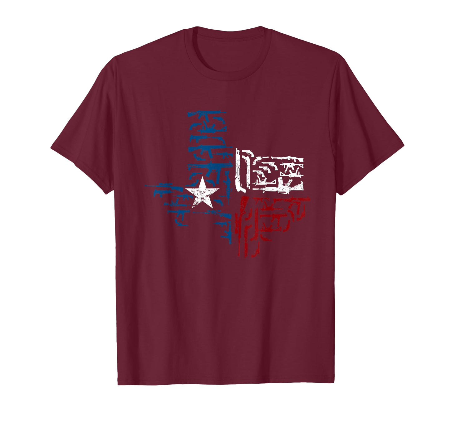 Patriotic US South Austin Guns Texas T-Shirt