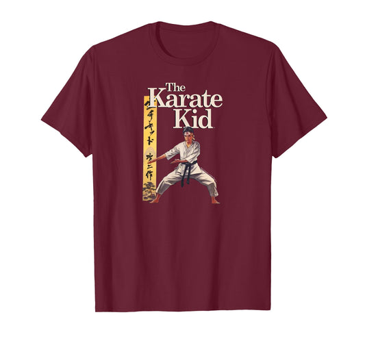 The Karate Kid Chop Vintage Painted Poster Movie T-Shirt