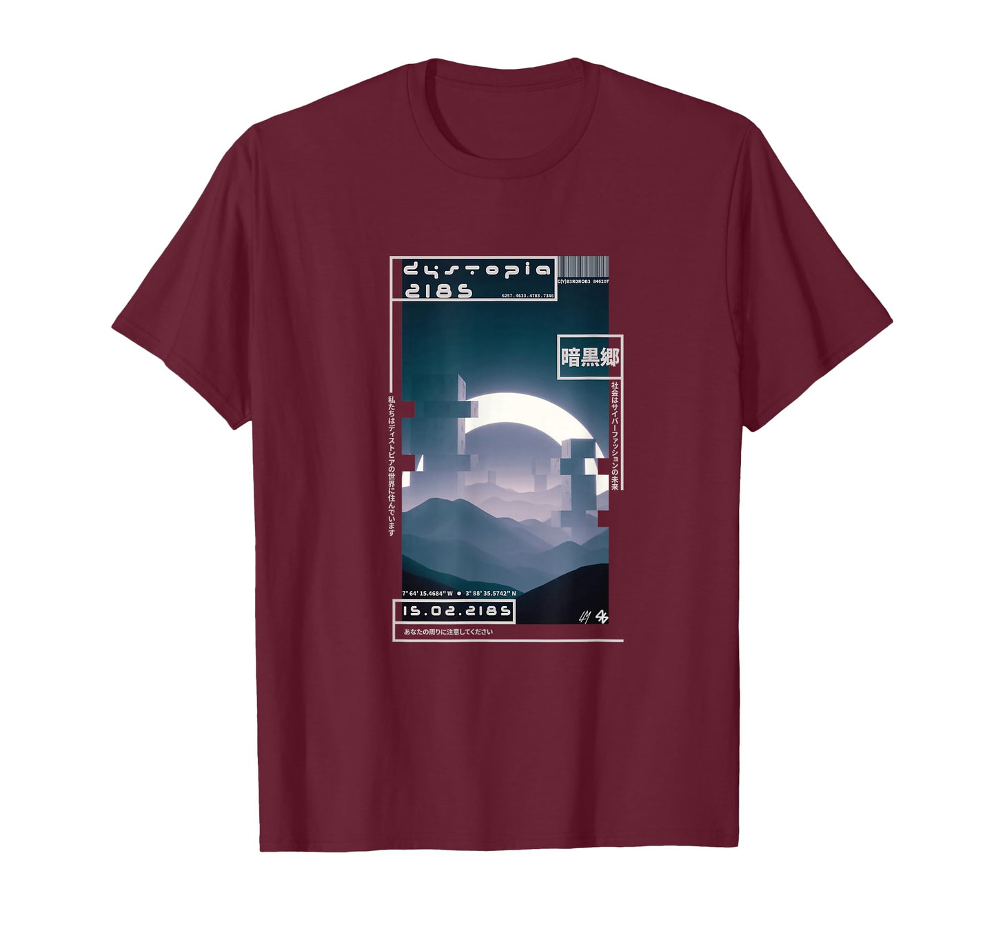 Techwear Cyberpunk Streetwear Japanese Dystopia 2185 T-Shirt