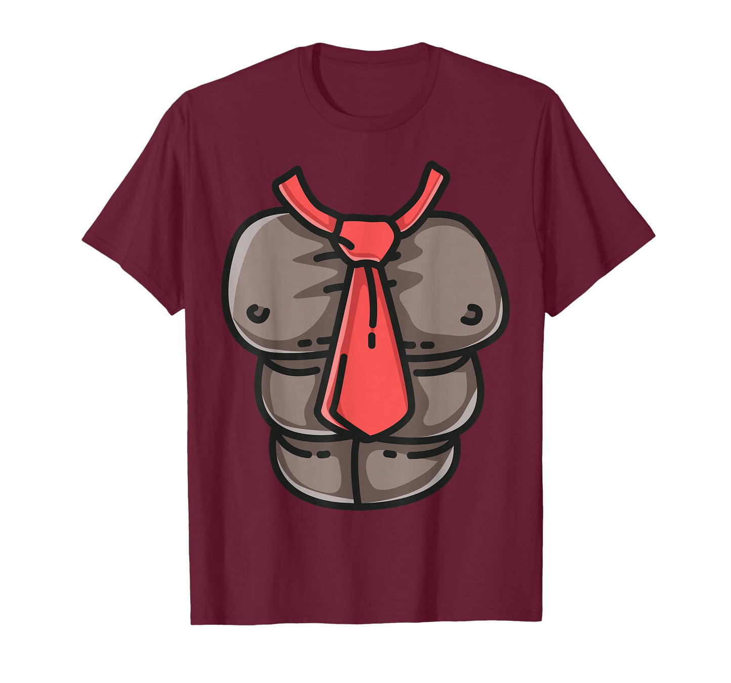 Donkey Monkey Chest Red Tie Game Cosplay Halloween Costume T-Shirt