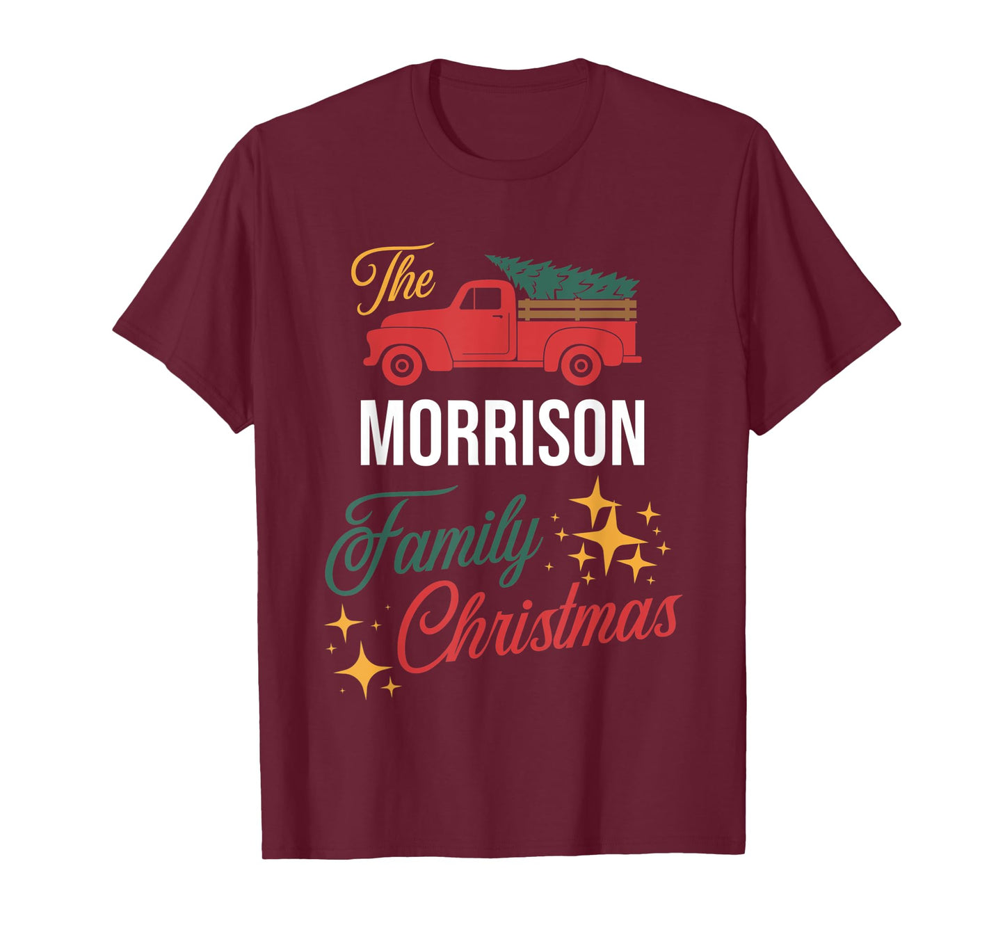 The Morrison Family Christmas Matching Pajamas Group Gift T-Shirt