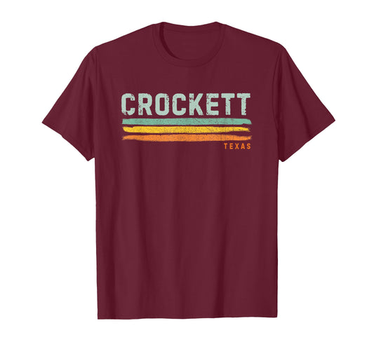 Vintage Stripes Crockett TX T-Shirt