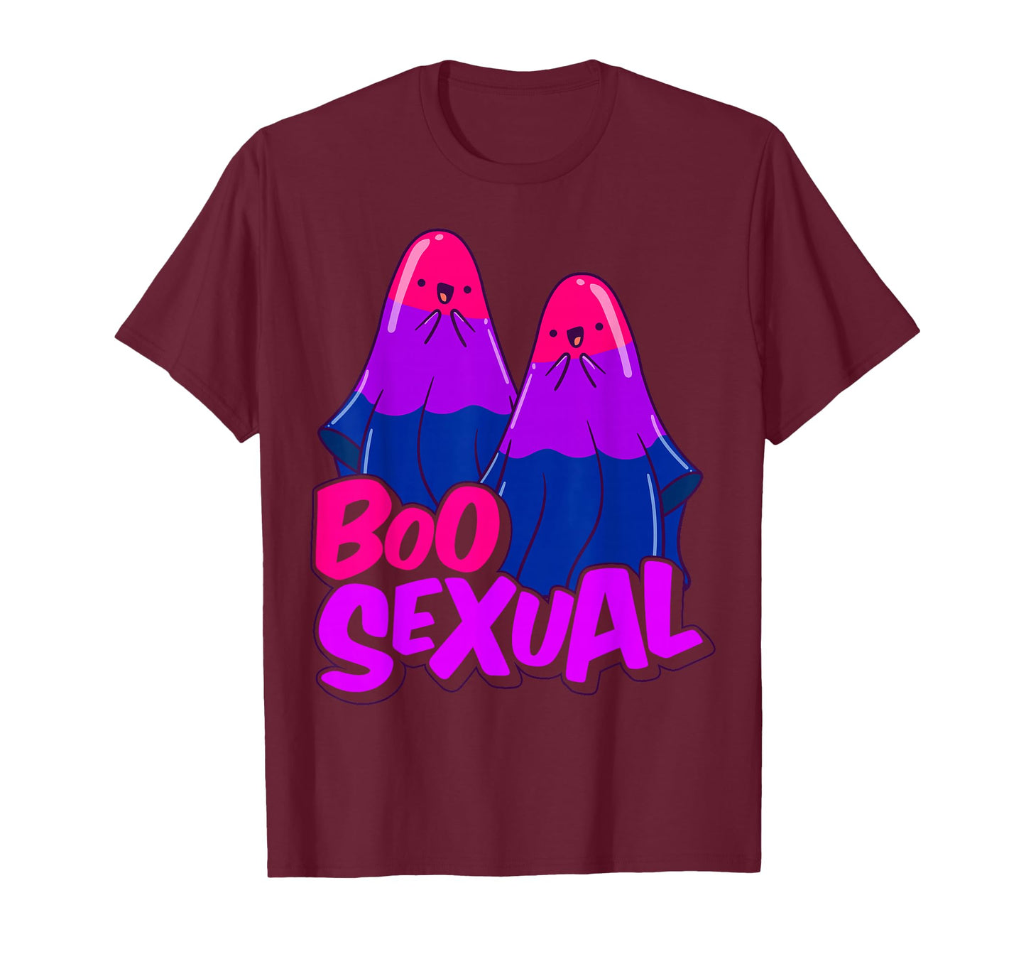 Boo Sexual Bisexual Ghost Pair Word Game for Halloween T-Shirt