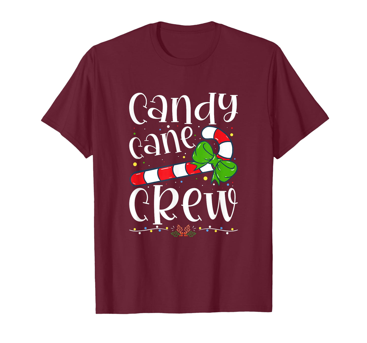 Candy Cane Crew Funny Christmas Candy Lover X-mas T-Shirt