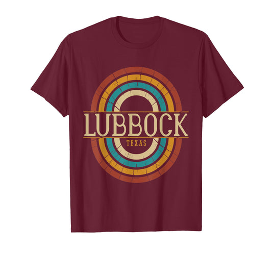 Vintage Retro Lubbock Texas TX Women Men Souvenirs T-Shirt