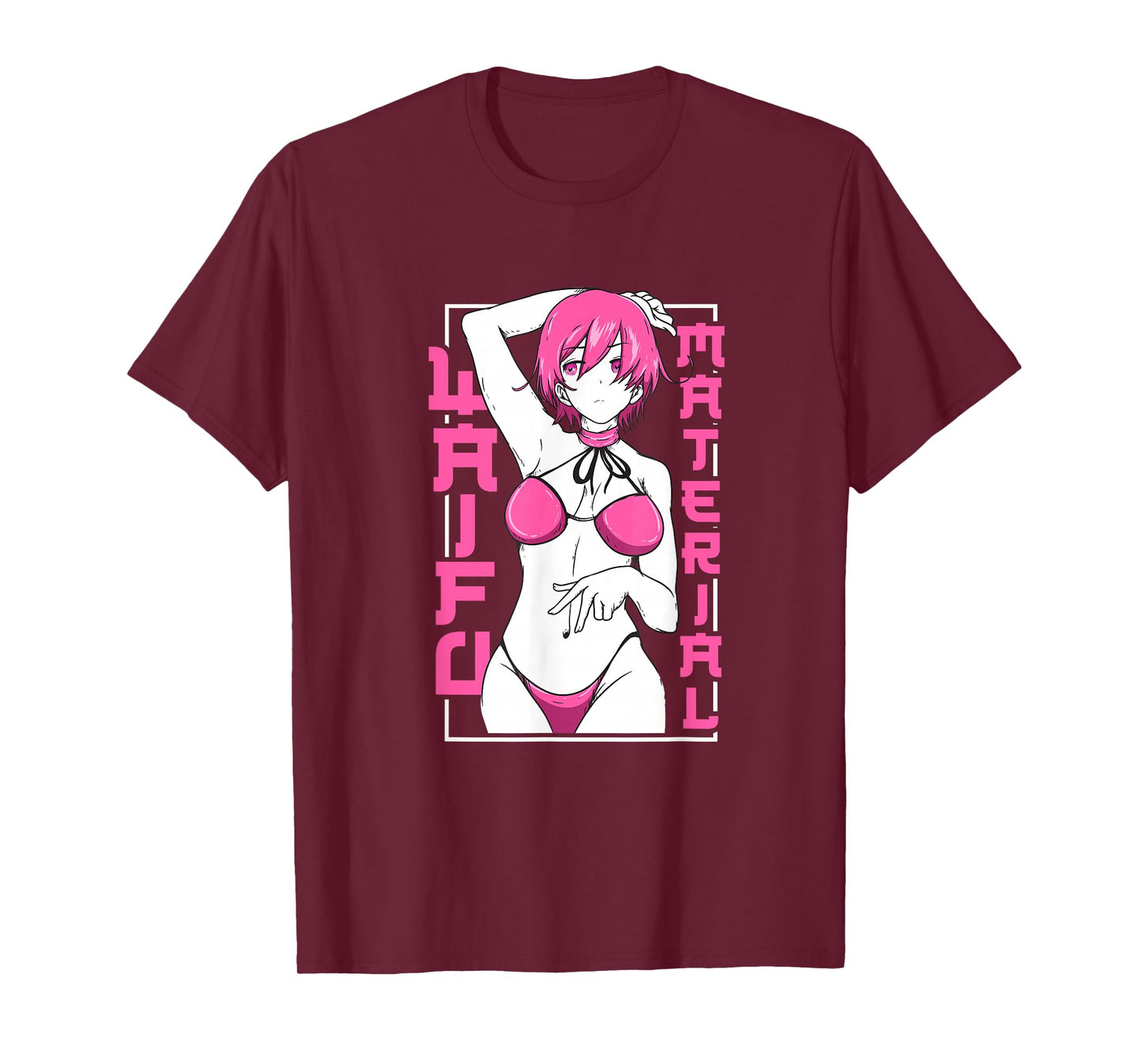 Japanese Anime Shirt Waifu Sexy Anime Girl Anime Lovers Weeb T-Shirt
