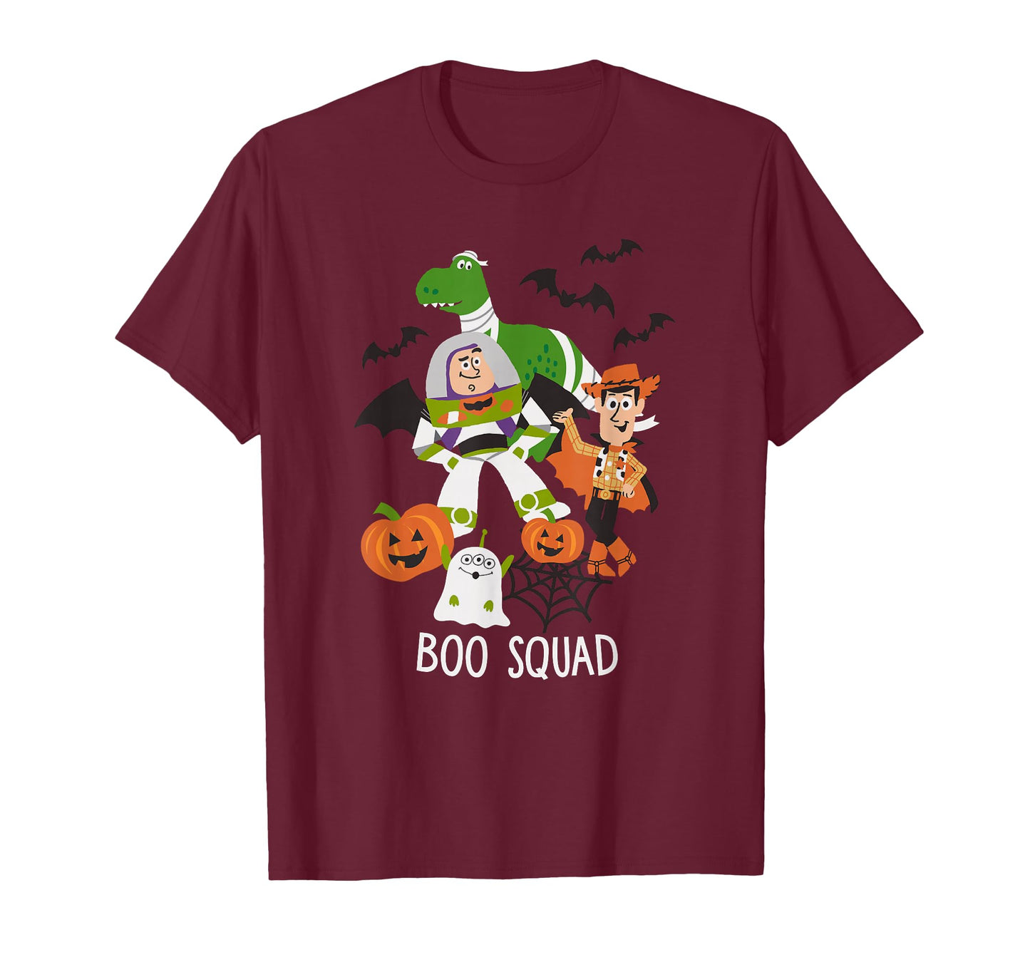 Disney Pixar Toy Story Halloween Boo Squad Cartoon Sketch T-Shirt