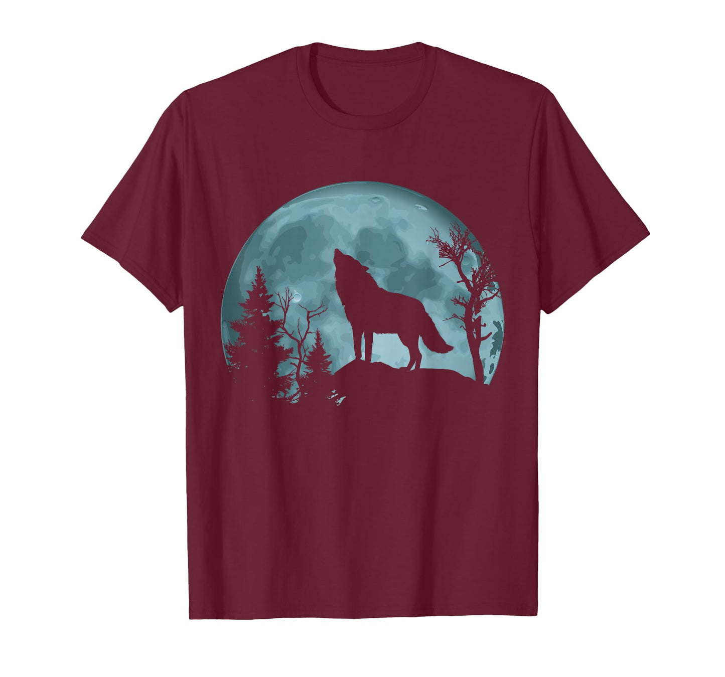 Wolf Howling at the Moon T-Shirt