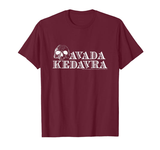 Harry Potter Avada Kedavra Skull T-Shirt