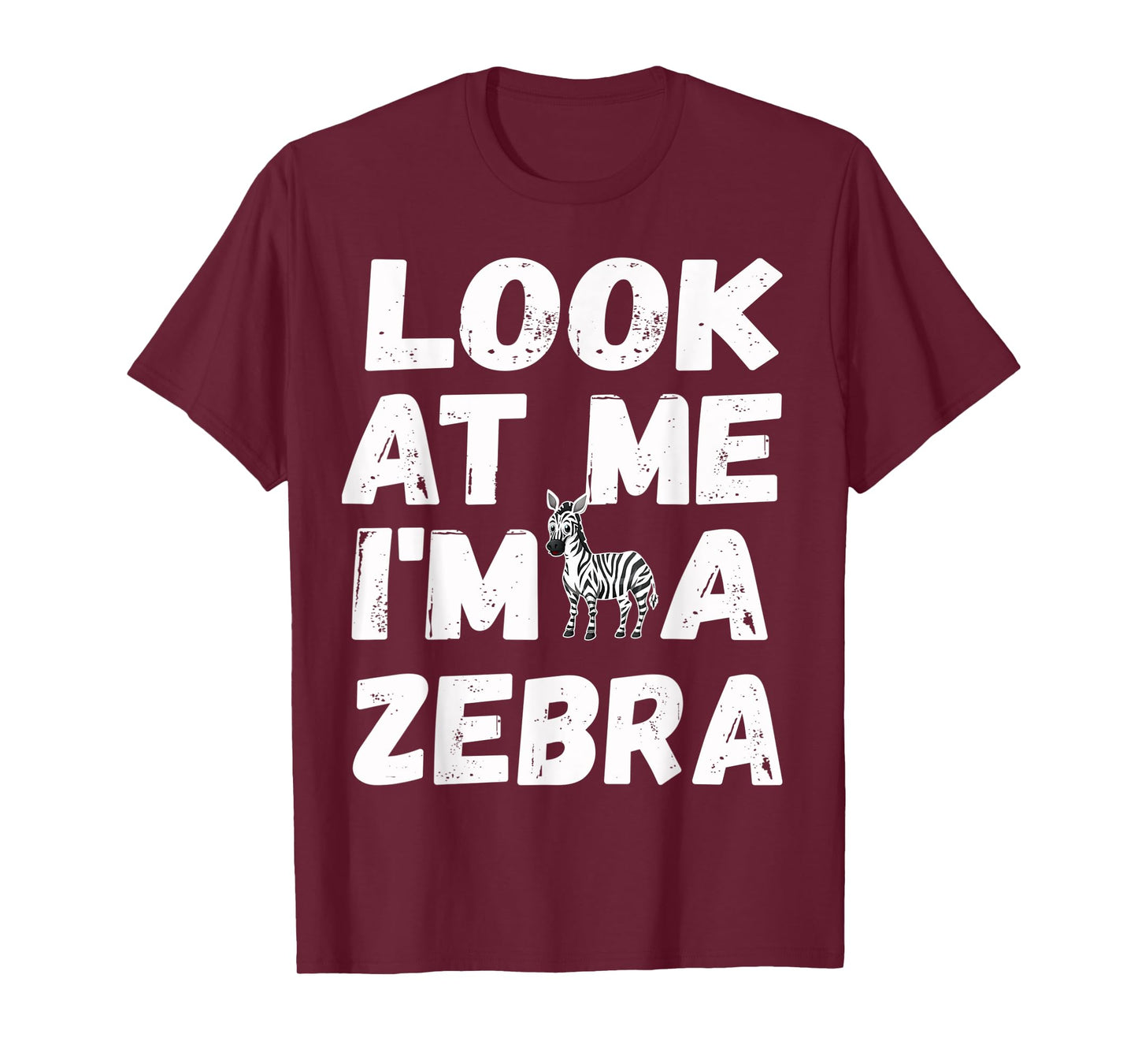 Look At Me I'm A Zebra Cute Halloween Costume Gifts T-Shirt