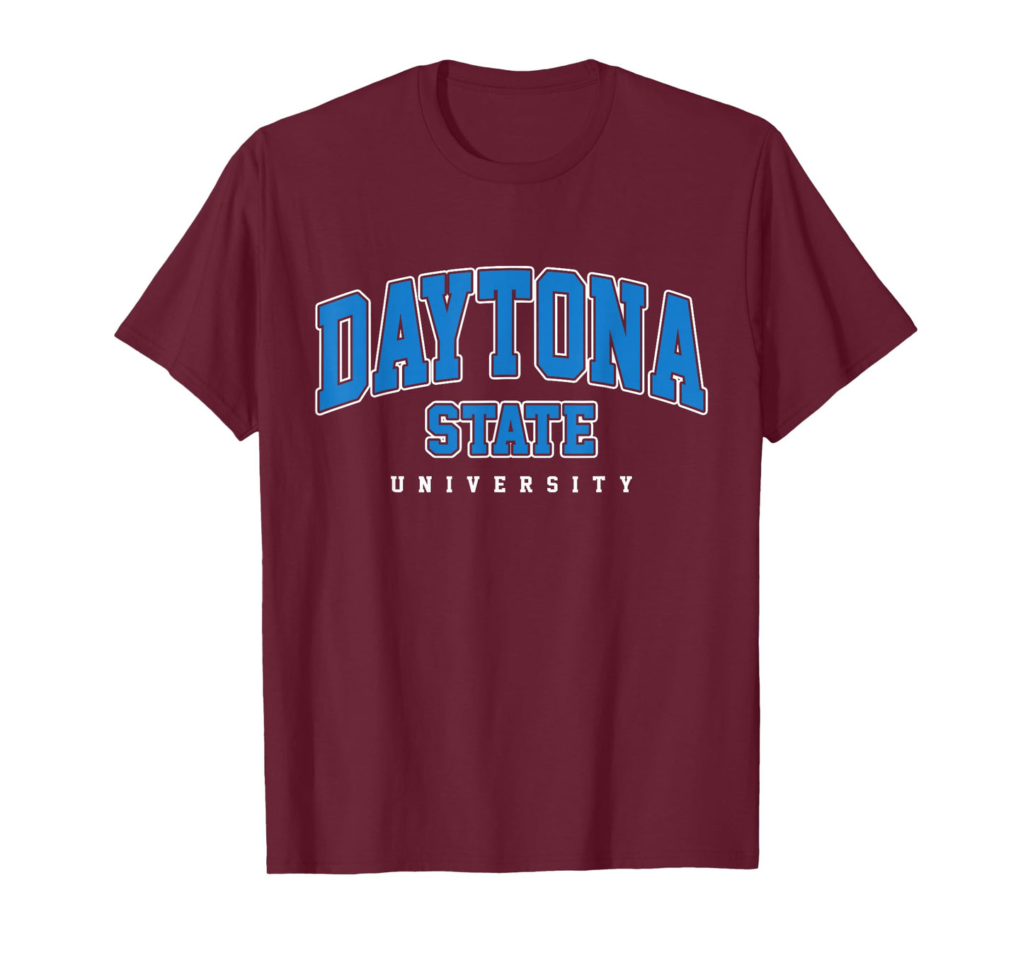 Daytona Classic Varsity Arch Collegiate Tee for Men Women T-Shirt