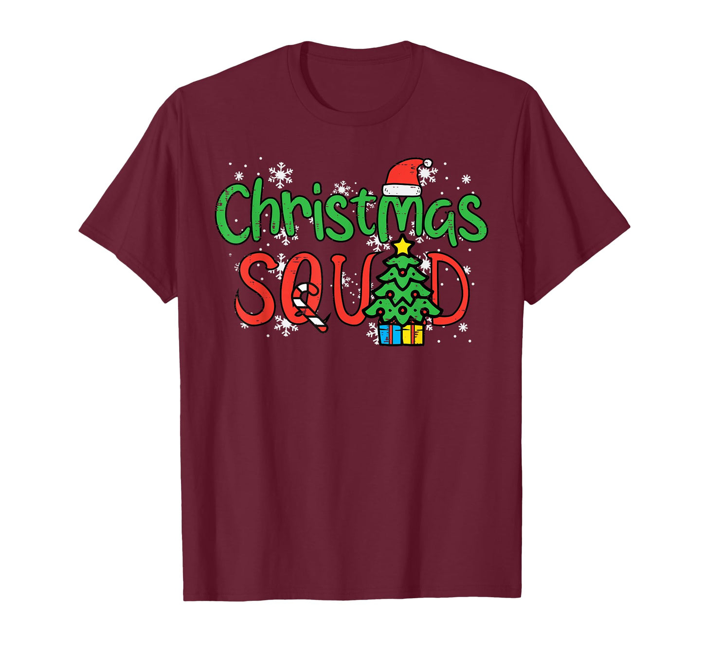 Christmas Squad Family Xmas Crew Men Women Boys Girls Kids T-Shirt