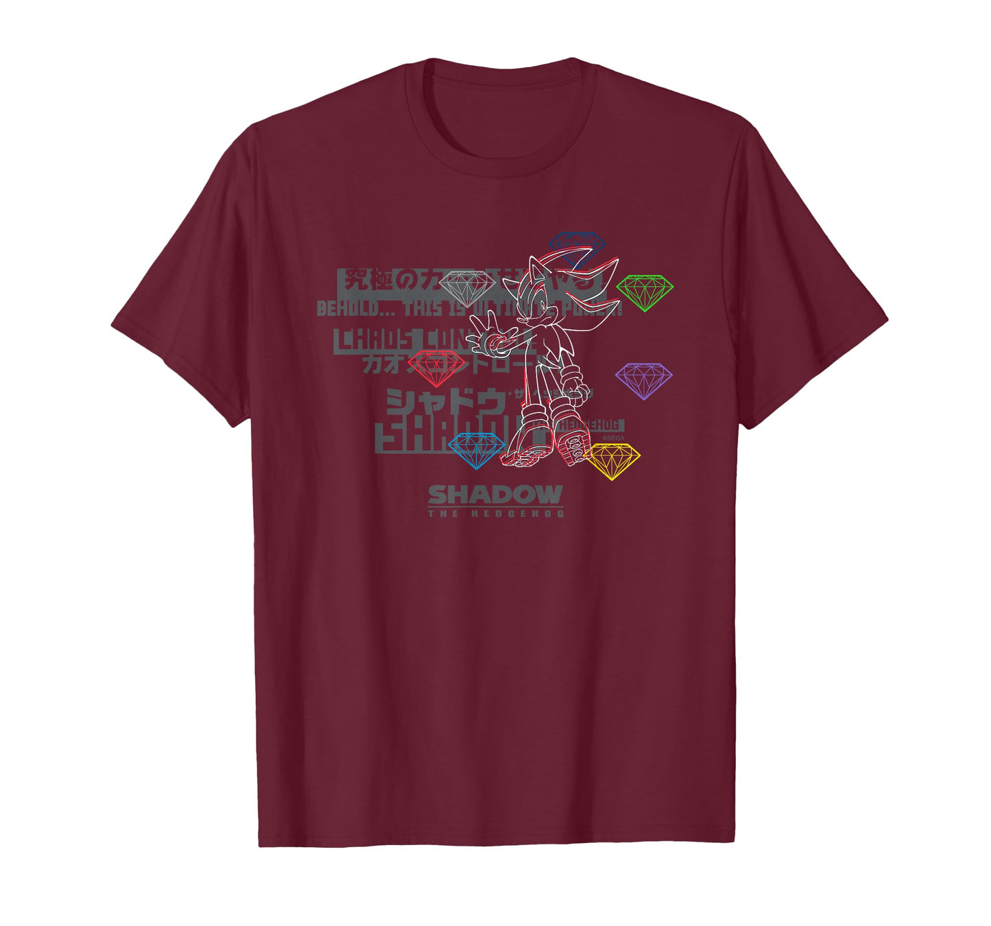 Sonic the Hedgehog, Shadow the Hedgehog - Intense Type T-Shirt