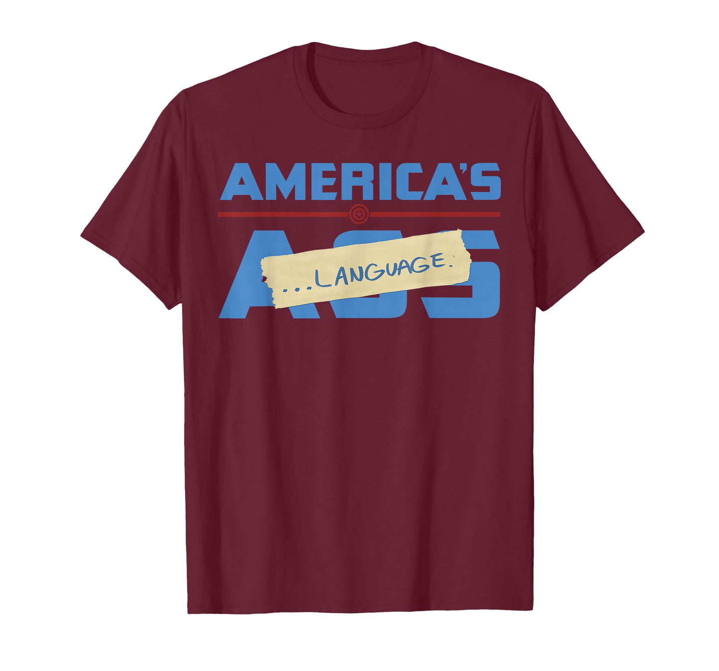 Marvel Avengers: Endgame Captain America America's Language T-Shirt