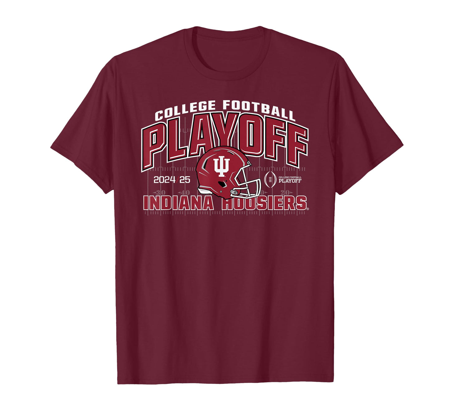 Elite Authentics Indiana Hoosiers Unisex-Adults Black Small Short Sleeve Crew Neck T-Shirt