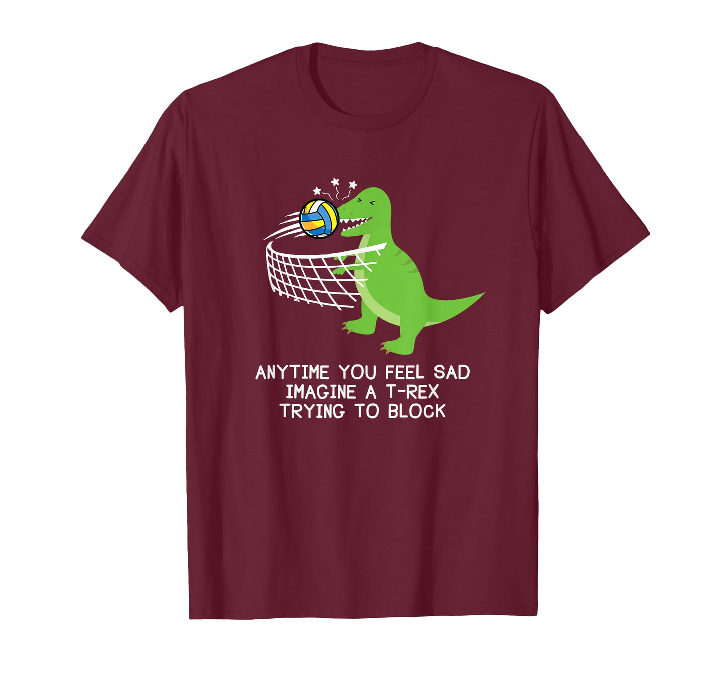 Volleyball Player T-Rex T-Shirt