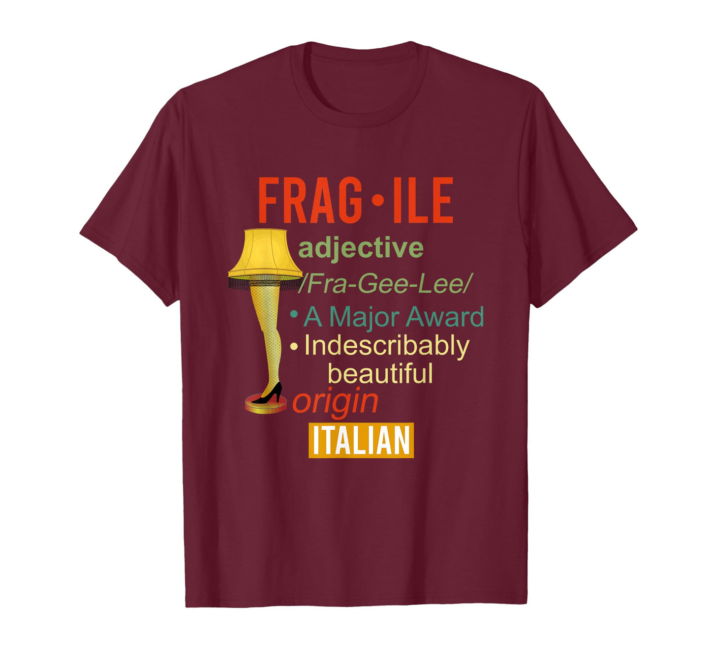 A Major Award Indescribably Beautiful Origin Italian T-Shirt