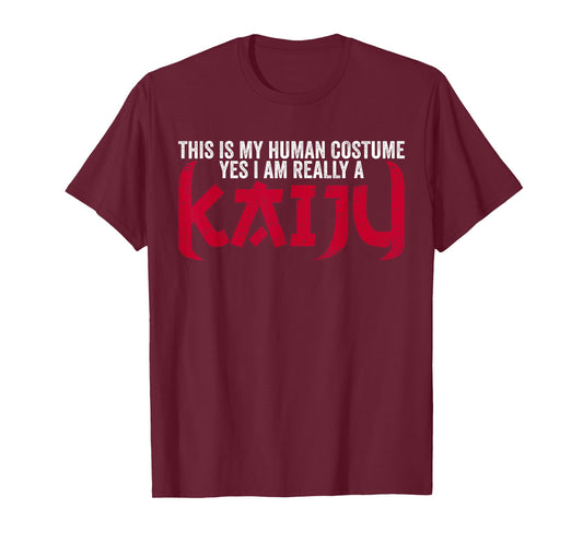 Funny Kaiju Monster This Is My Human Costume I Am A Kaiju T-Shirt
