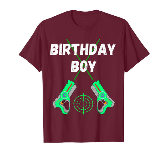 Laser Tag Birthday Boy Party Laser Tag Player Birthday T-Shirt