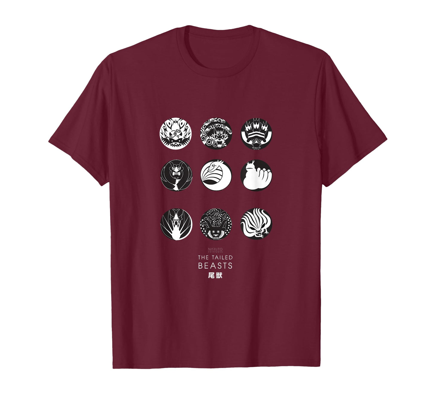 Naruto Anime Cartoon Tailed Beast T-Shirt