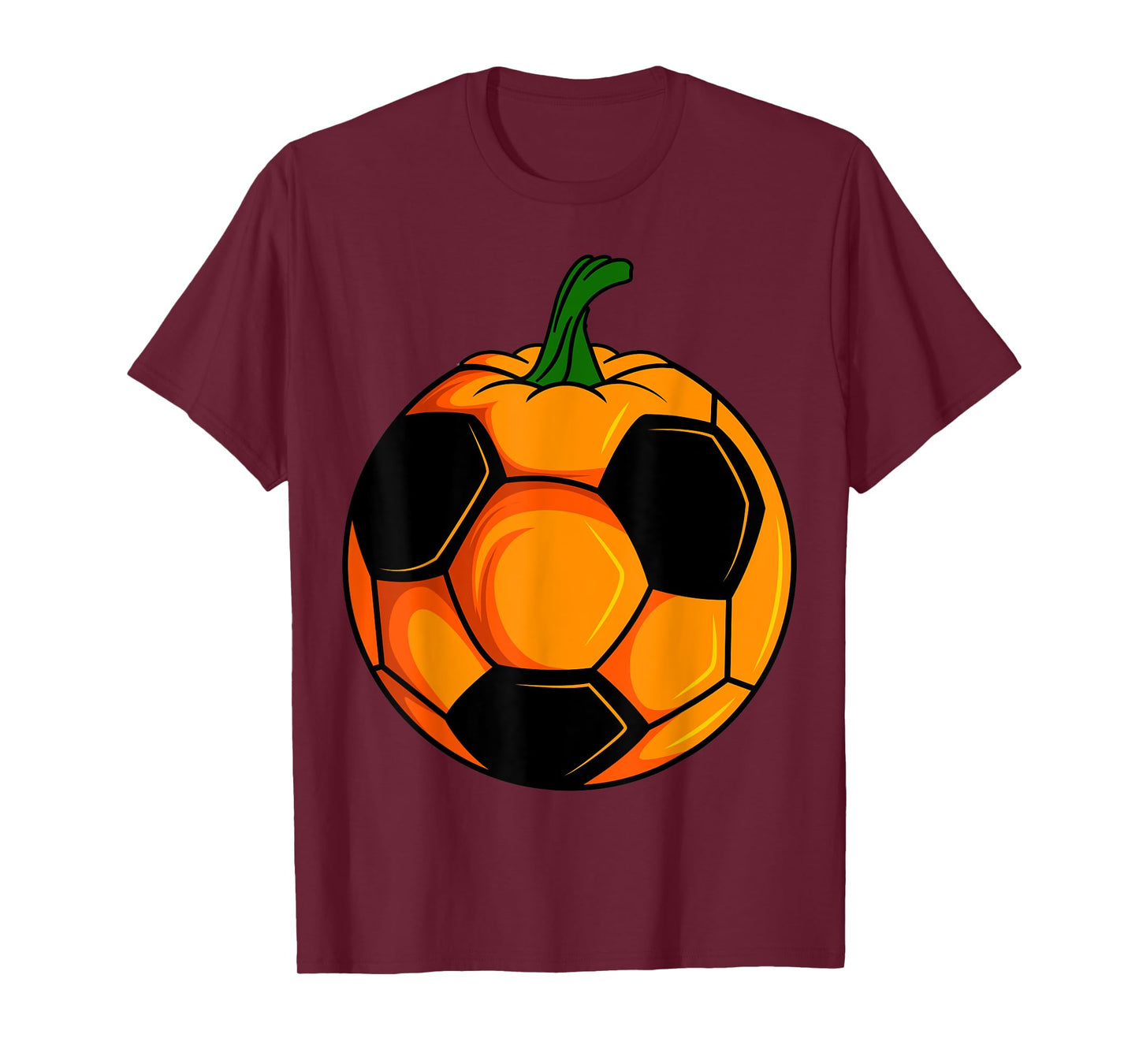 Halloween Pumpkin Soccer Ball Player Ball Team Sport T-Shirt