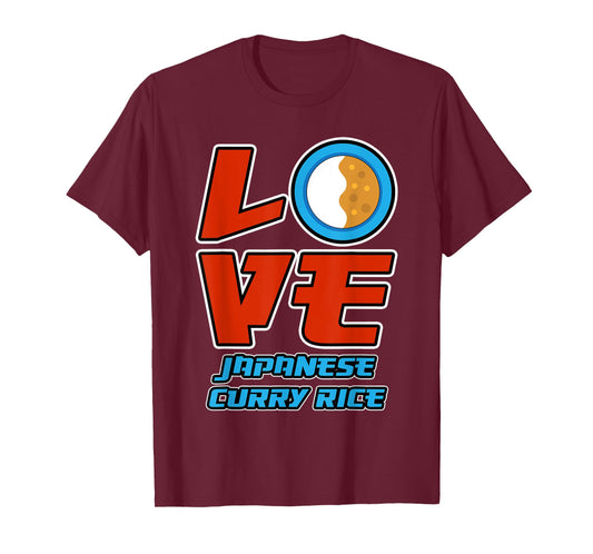 Love Japanese Curry Rice for Men and Women - Rice T-Shirt