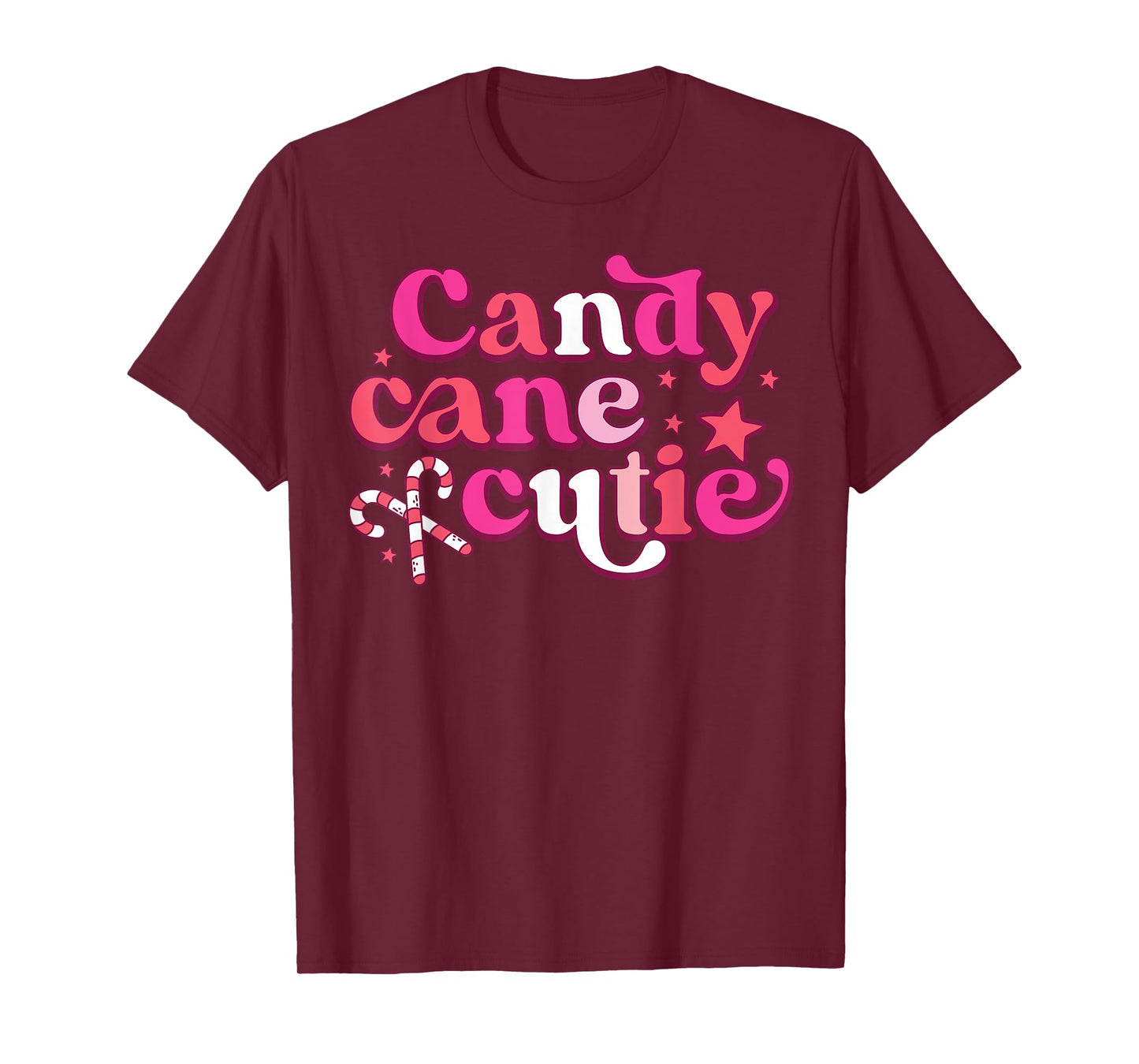 Candy Cane Cutie Funny Candy Lovers Women Girls Kids Toddler T-Shirt
