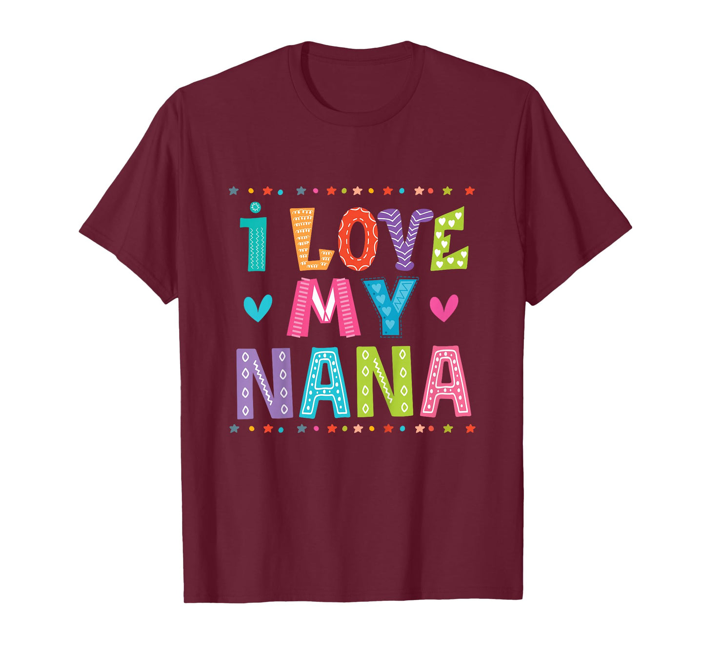 I Love My Nana for Grandchild T-Shirt
