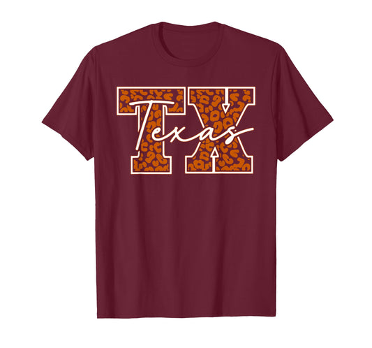 Texas Art Text Design For Men Women & Kids T-Shirt