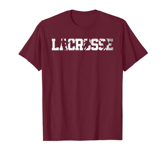Lacrosse Lacrosse Stick Vintage Retro Gift T-Shirt