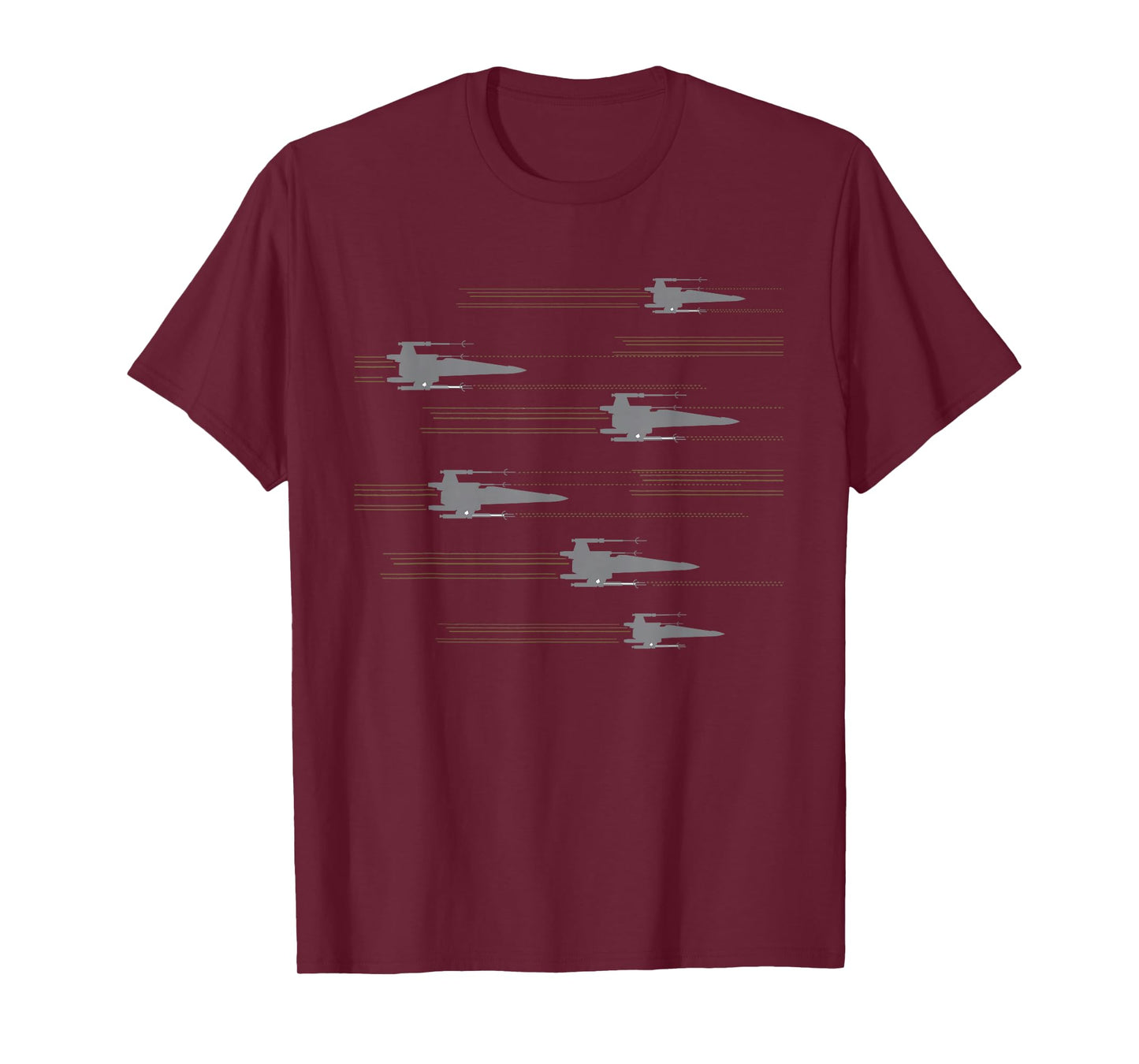 Star Wars X-Wing Starfighters Soar Pattern T-Shirt
