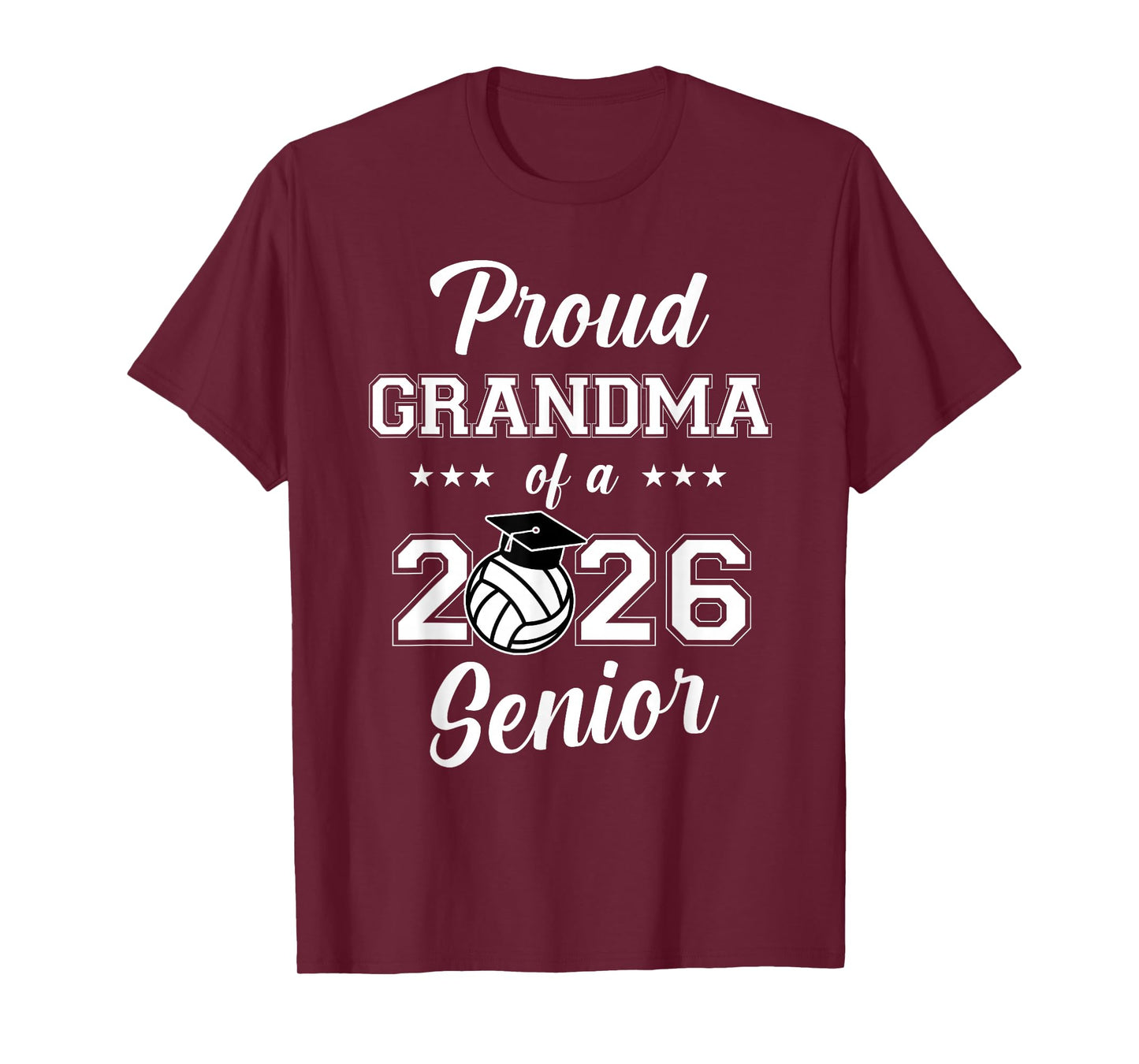 Proud Grandma of a 2026 Senior Volleyball Player T-Shirt