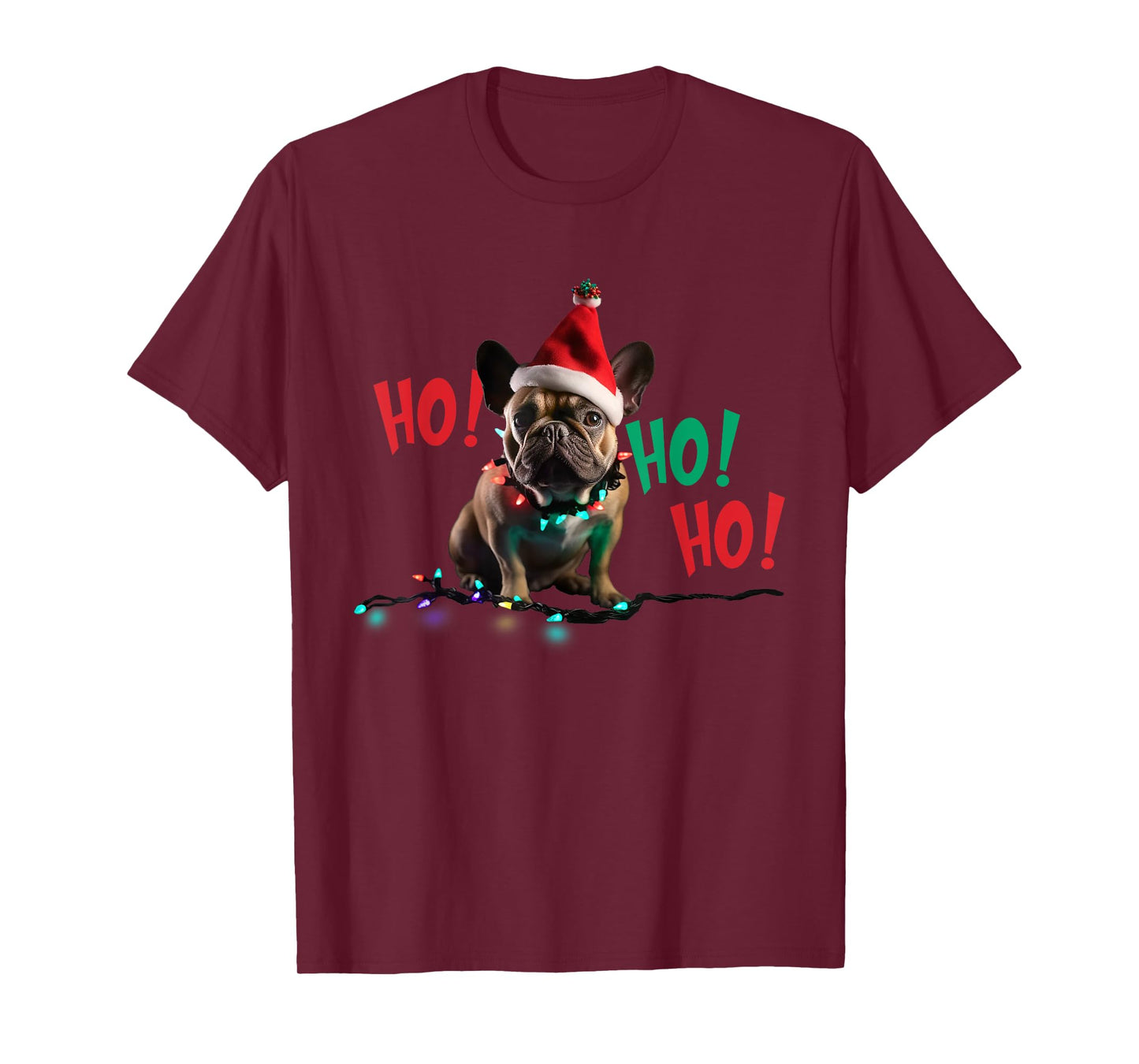 Merry Dogmas Frenchie Christmas T-Shirt