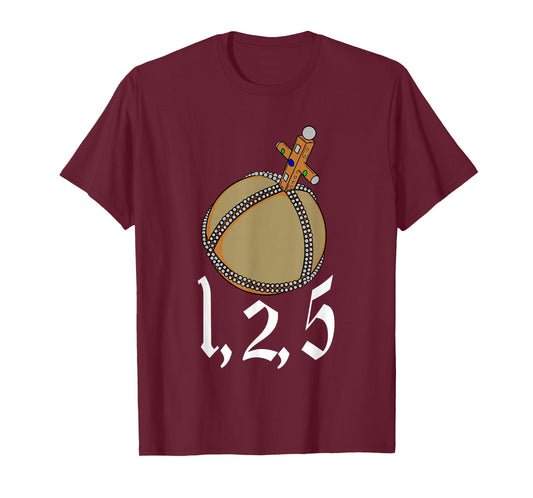 Meta Cortex The Holy Hand Grenade of Antioch - 1,2,5 Quote Unisex-Adults Black Cotton 60% Polyester 40% Short Sleeve Classic Fit Collarless Crew Neck Modern T-Shirt