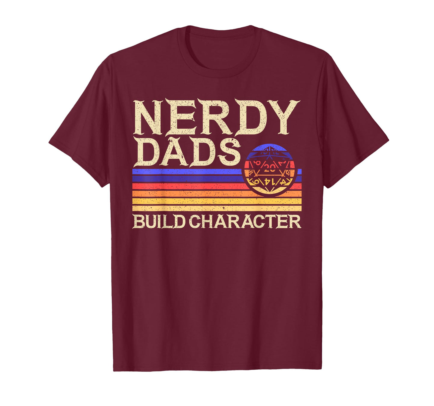 Nerdy Dad RPG Gaming D20 Tabletop Games Funny RPG Gamer T-Shirt