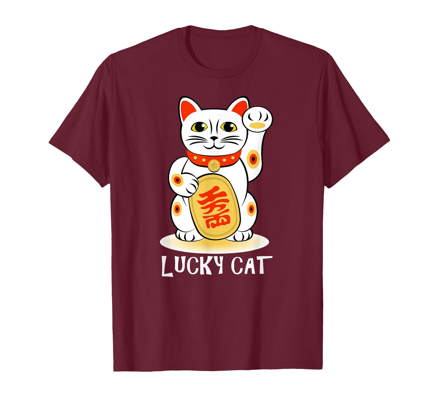 Lucky Cat t shirt; Maneki Neko t shirt; Cat t shirt; T-Shirt