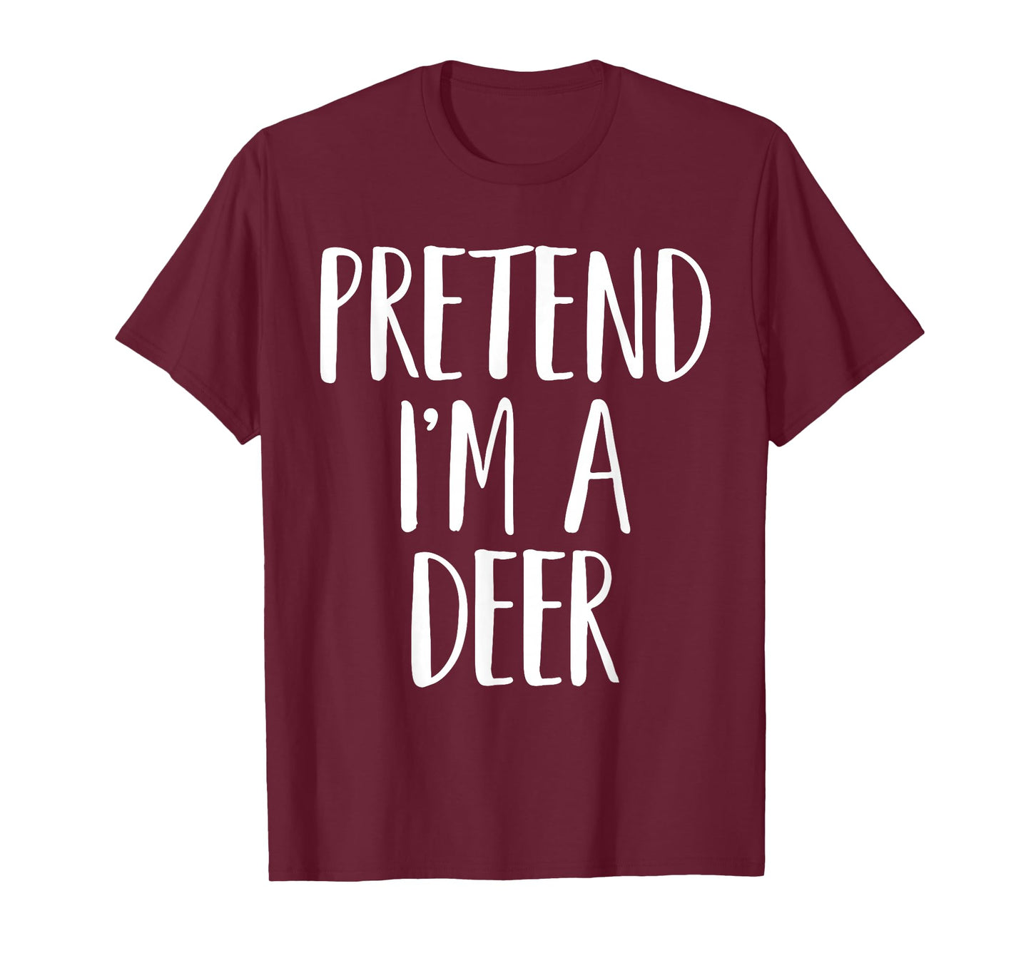 Pretend I'm A Deer Family Women Men Kids Halloween Costume T-Shirt
