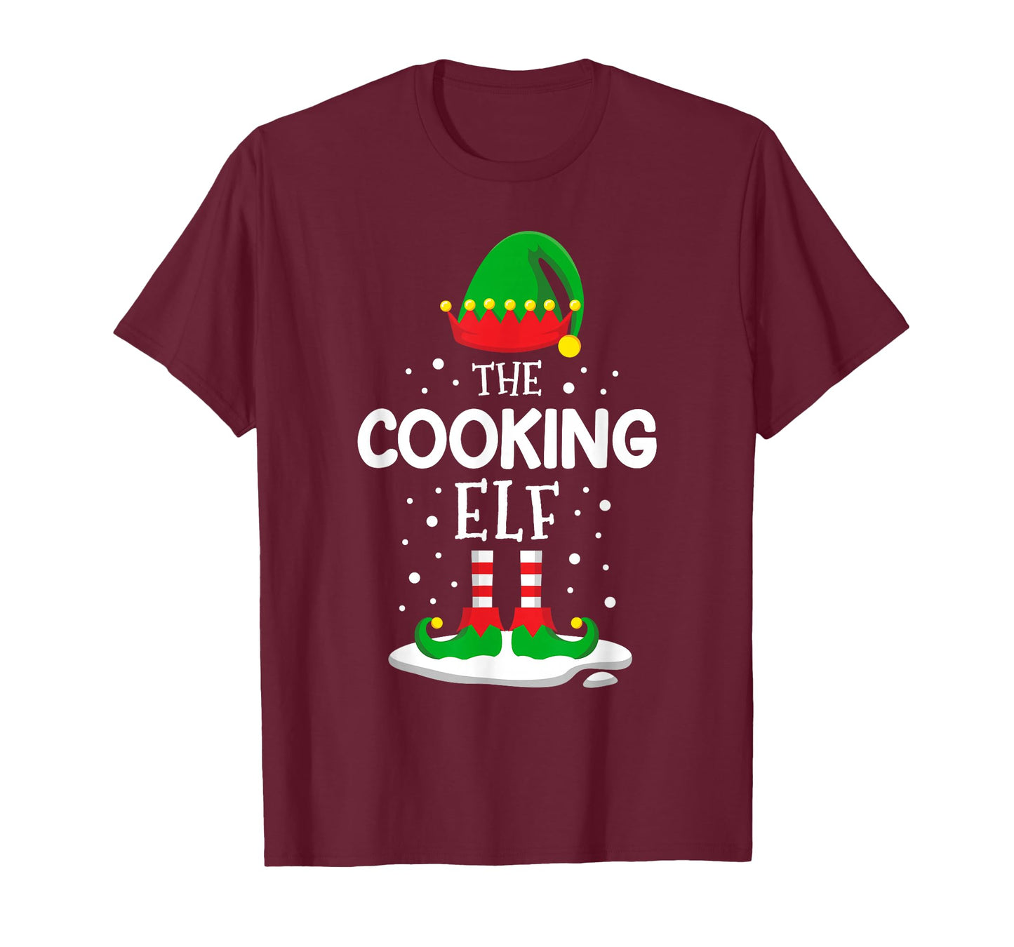 The Cooking Elf Christmas Family Matching Outfit Xmas Group T-Shirt