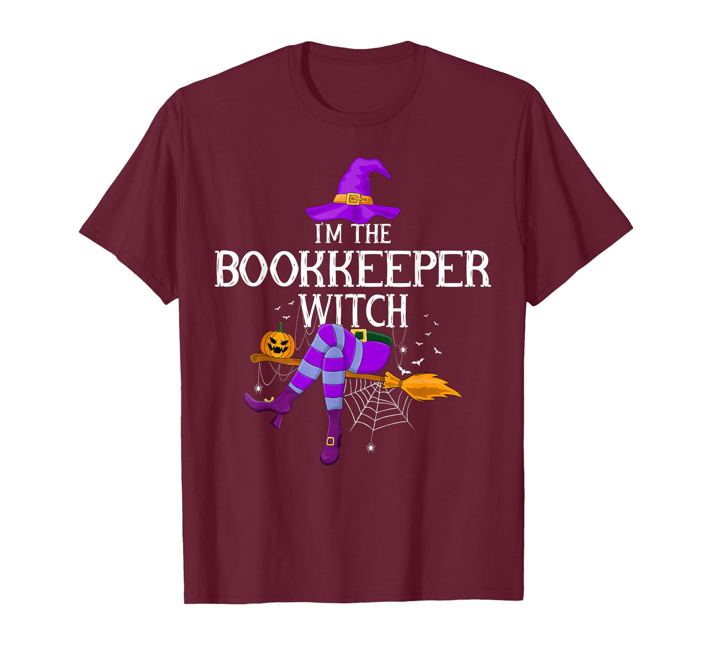 Matching Family Costume I'm The Bookkeeper Witch Halloween T-Shirt