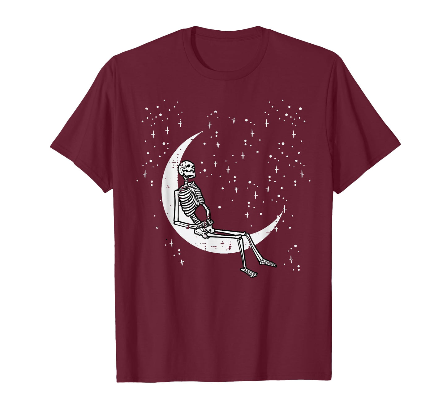 Skeleton Moon Goth Halloween Costume Women Girls Kids Men T-Shirt