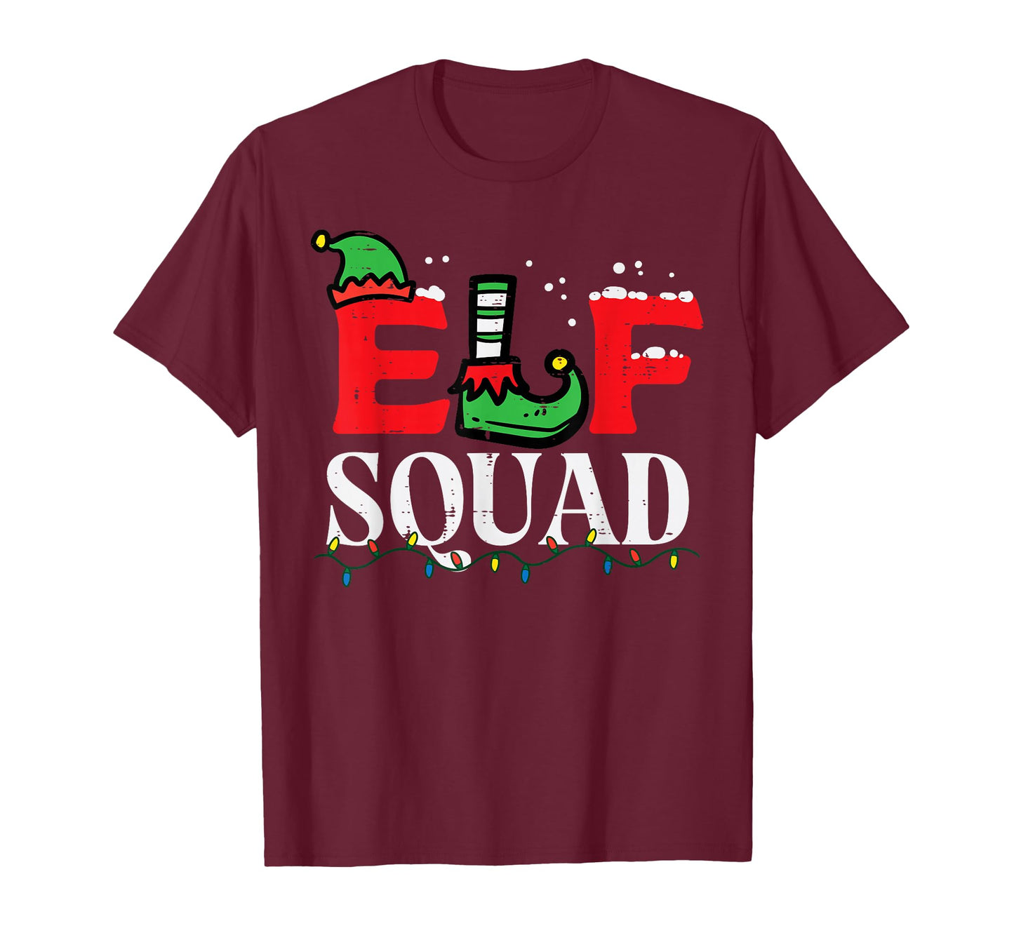 Christmas Elf Squad Xmas Crew Team Boys Girls Kids Toddler T-Shirt