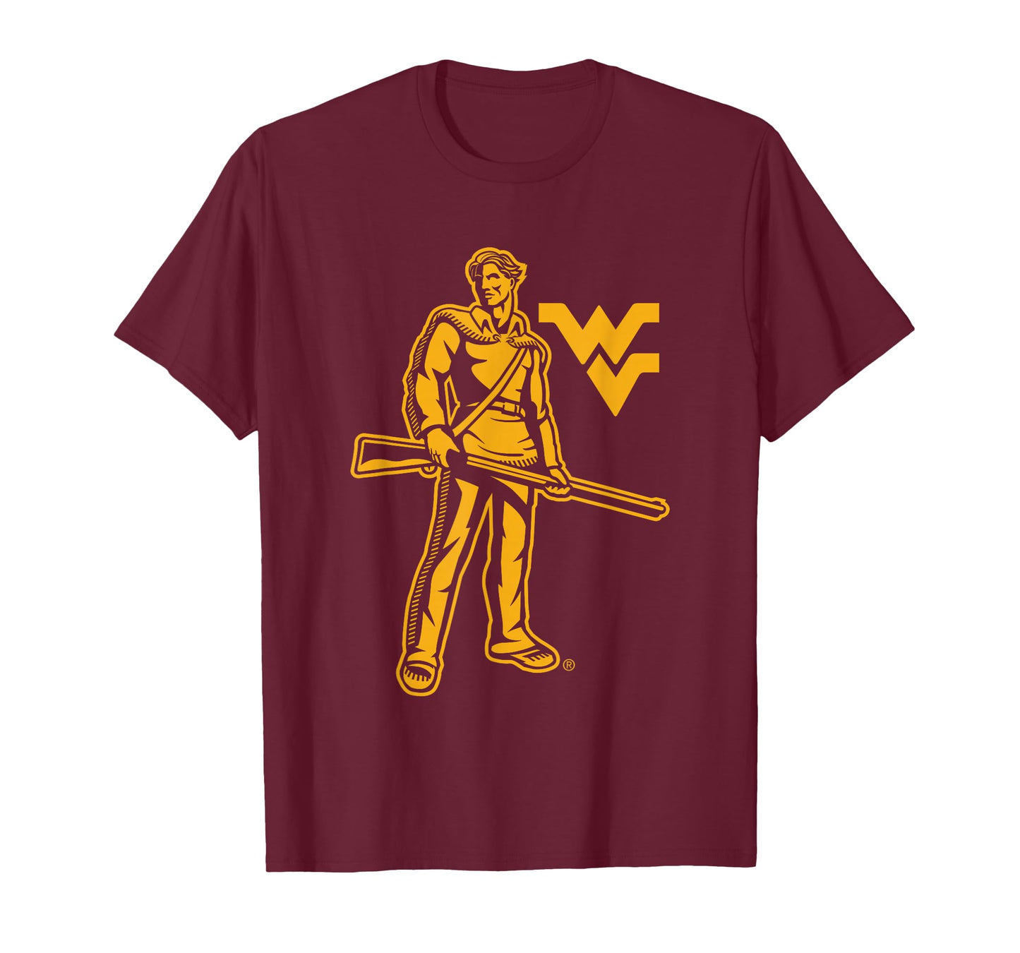 West Virginia Mountaineers Mascot Navy Officially Licensed T-Shirt