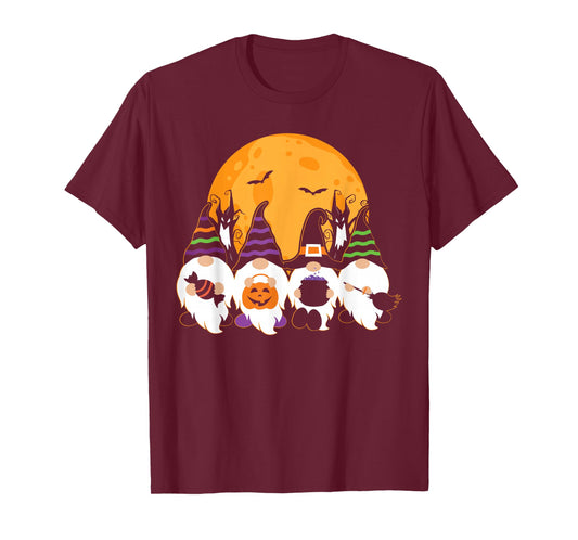 Cute Halloween Gnome Spooky Gardening Trick Or Treat T-Shirt