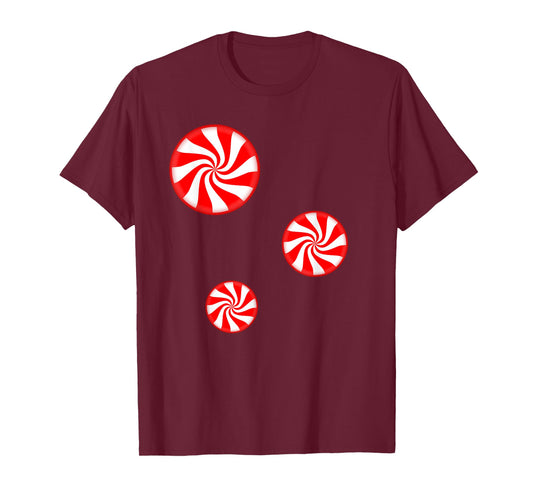 Peppermint Christmas Candy T-Shirt